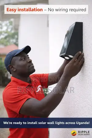 Dual Head Solar Garden Wall Light Waterproof Outdoor Security