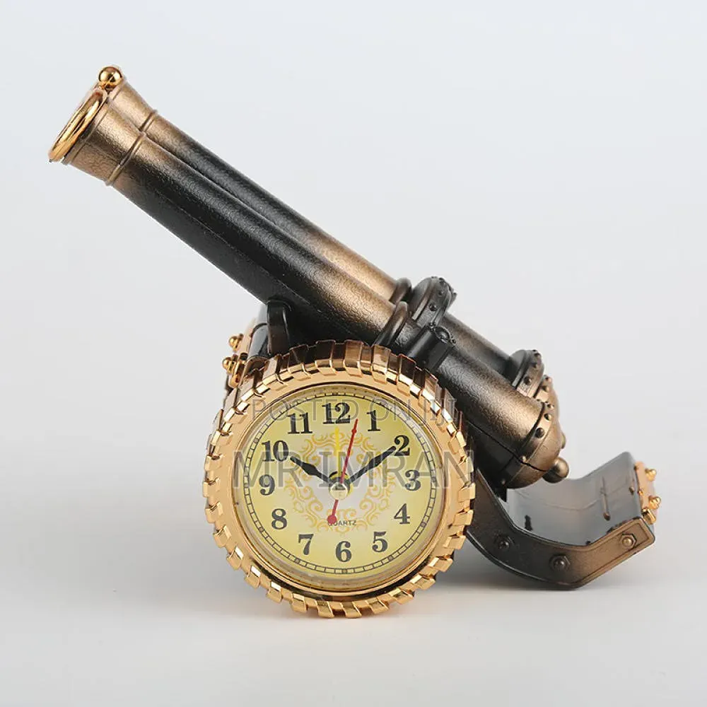 Multi-Functional Cannon-Shaped Alarm Clock