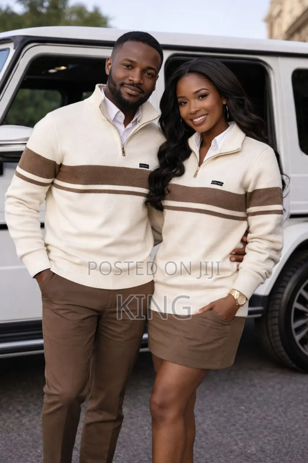 Men's Quarter-Zip Pullover Sweater Slim Fit