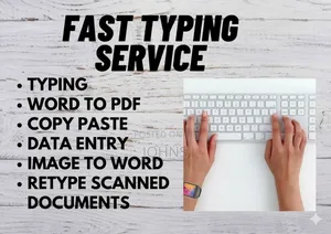 Typing, Editing PDF Conversion Services (Fast Affordable)