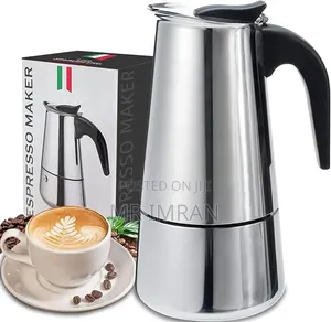 9-Cup Stainless Steel Stovetop Espresso Maker