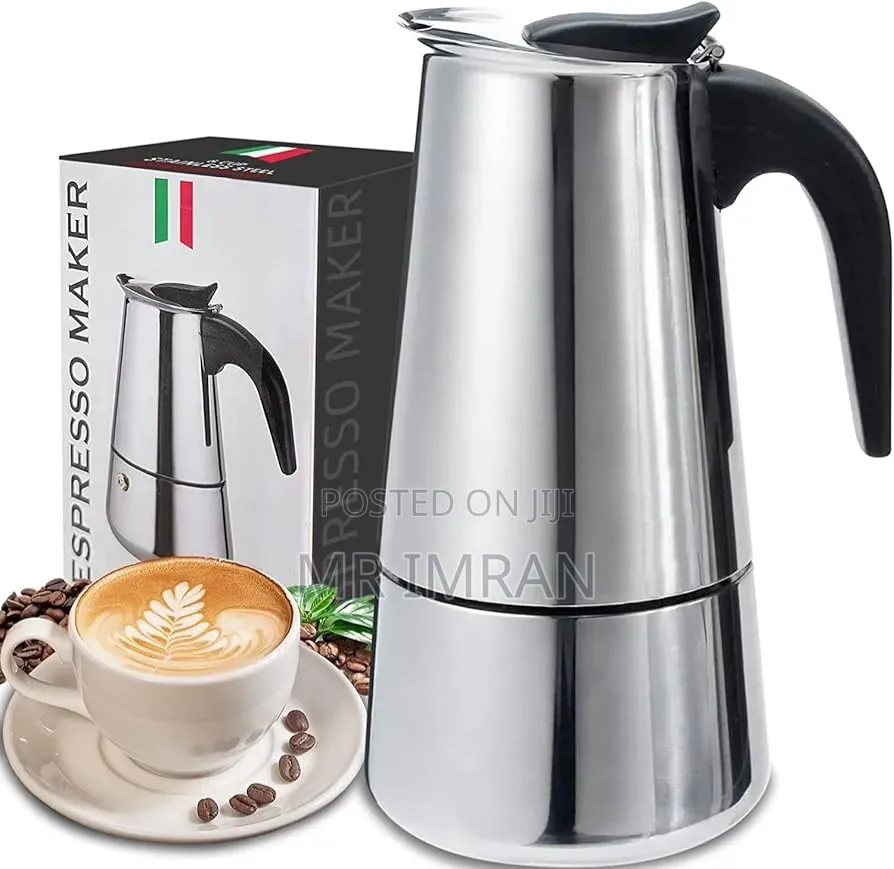 9-Cup Stainless Steel Stovetop Espresso Maker