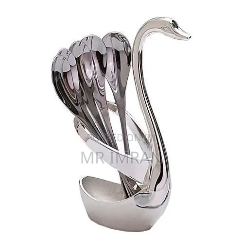 Swan-Shaped Cutlery Holder