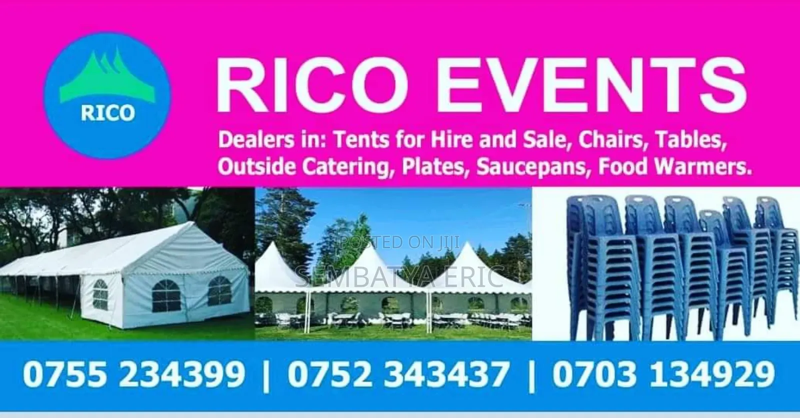 Tents And Chairs For Hire As Sell