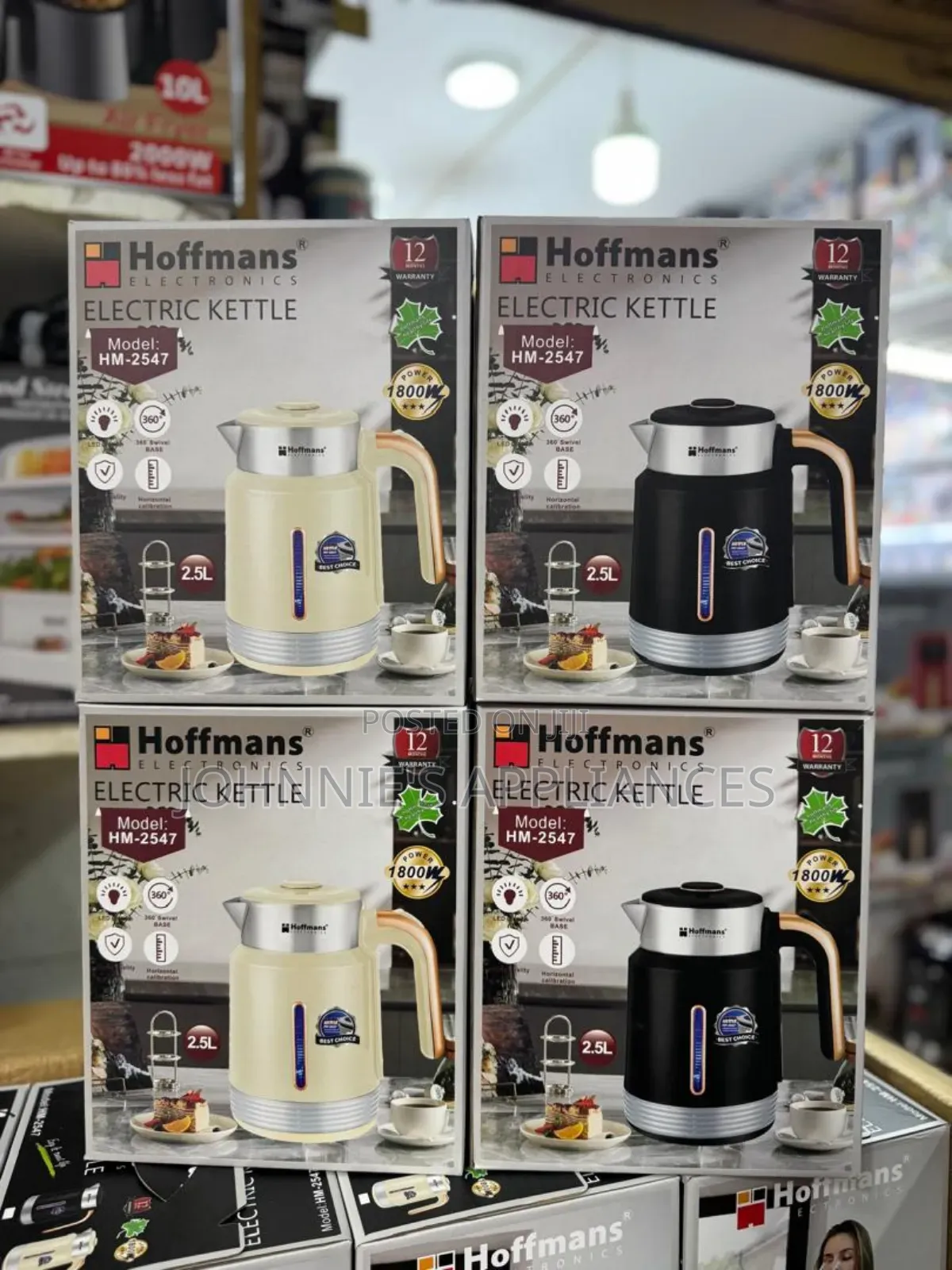 Hoffman Milk Electric Kettle 2.5l