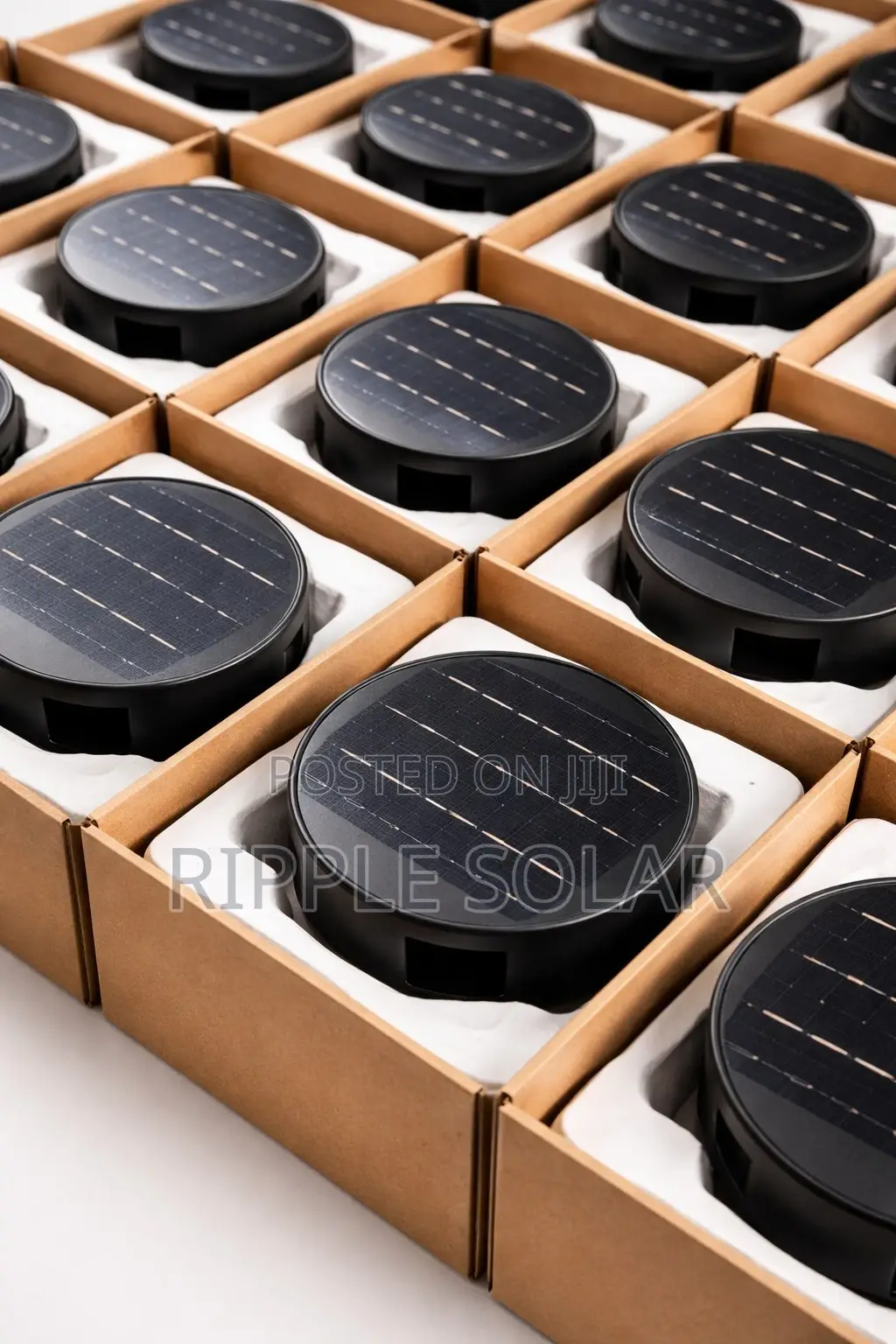 Round Solar Wall Light Waterproof Outdoor Gate Lamp