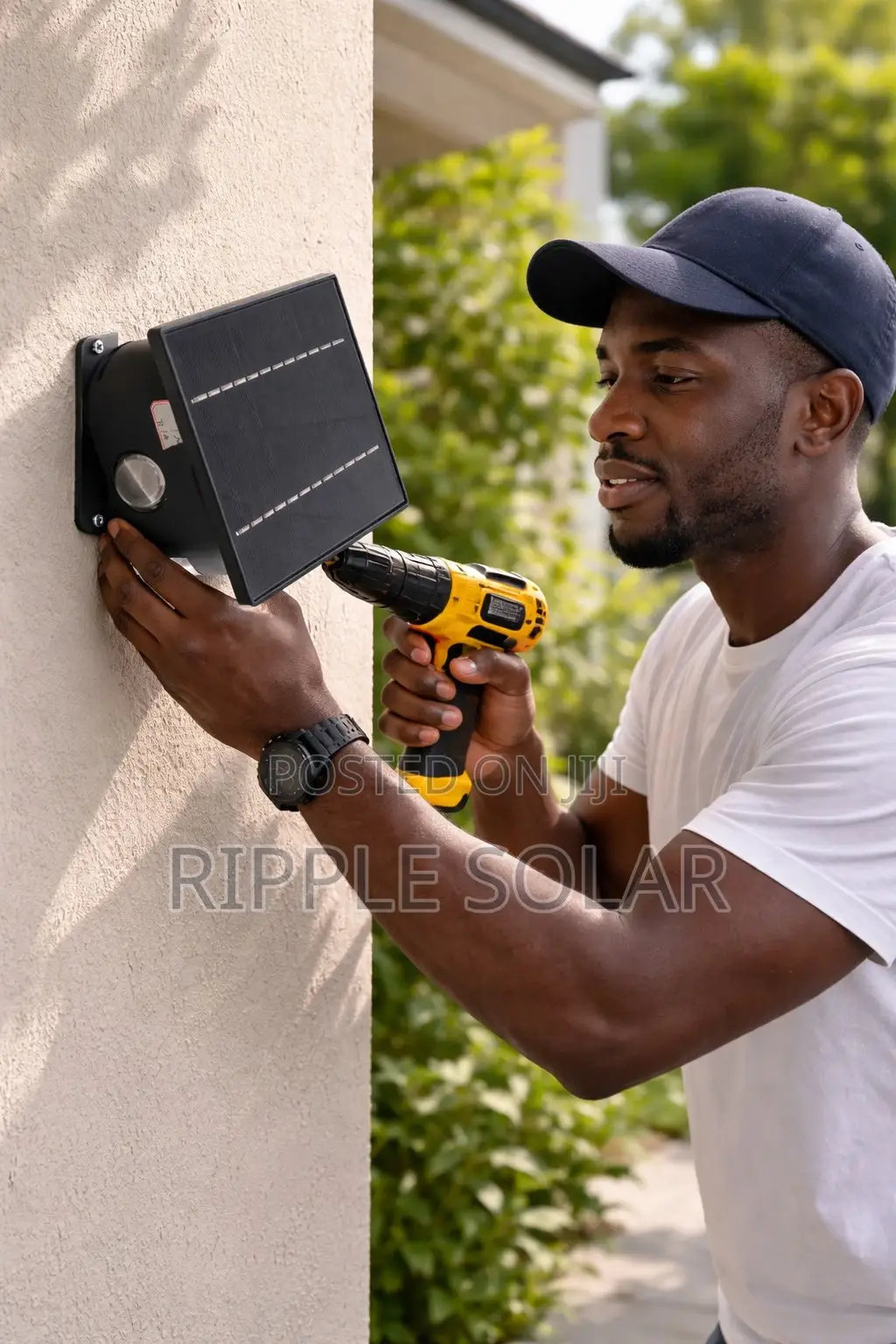 Solar Wall Light With Top Panel Motion Sensor Waterproof Outdoor Lamp