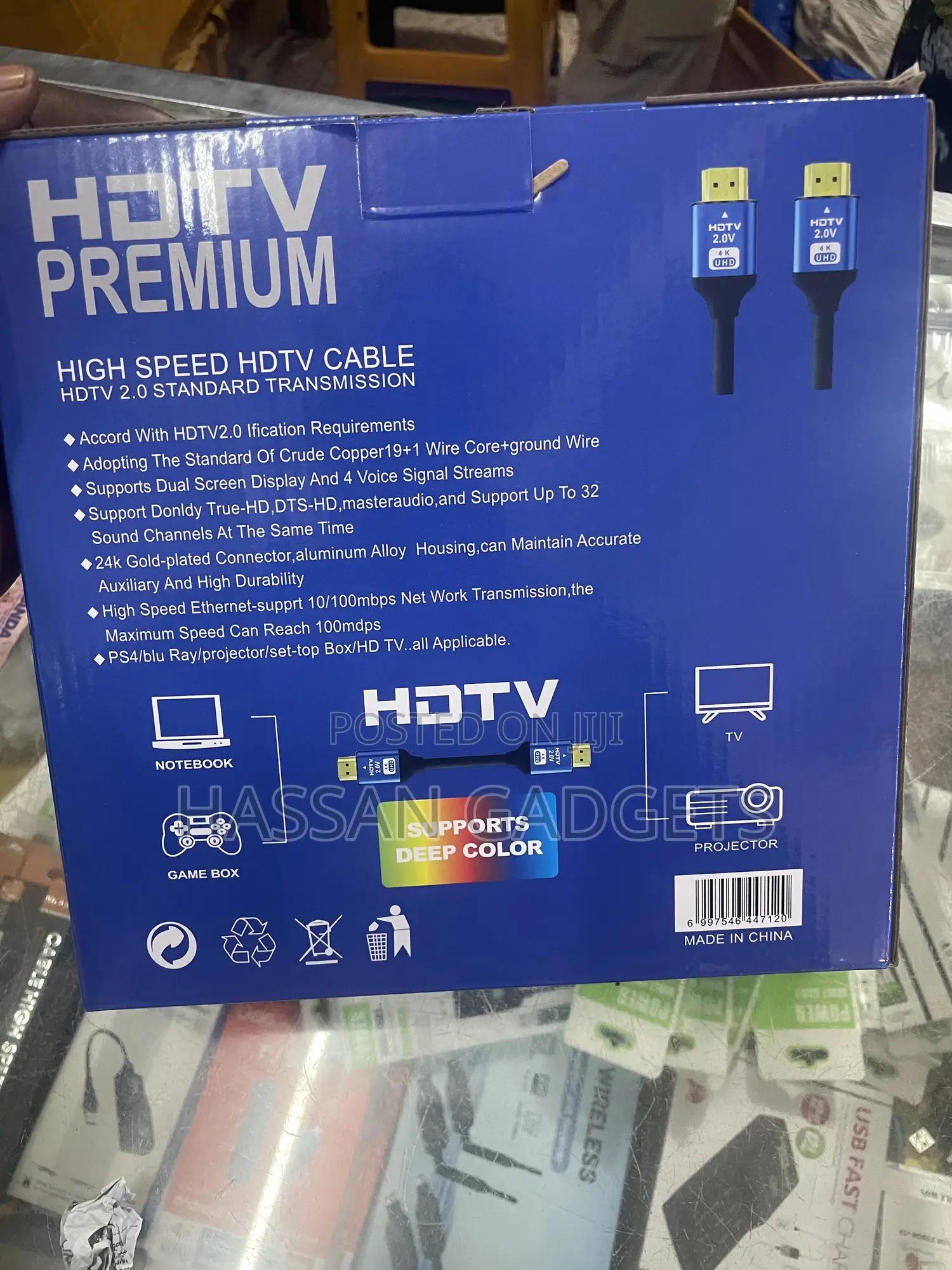 Hdmi Cable 20m, Long Hdmi 2.1 Cable Support 48gbps High