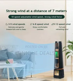 5 in 1 Smart Bladeless Fan With Multifunctional Aromatherapy Diffuser