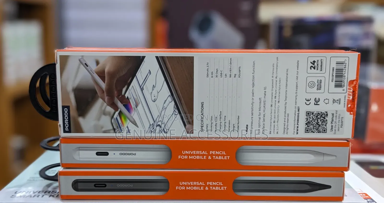 Porodo Universal Pencil for Smartphone and Tablet