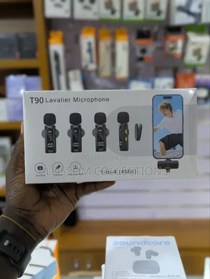 T90 4 in 1 Wireless Microphone, Noise Reduction and Charging Case