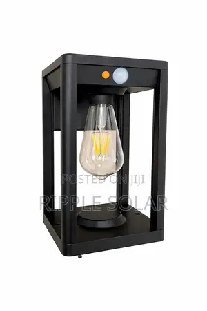 Solar Wall Lantern Light With Motion Sensor Waterproof Outdoor Lamp