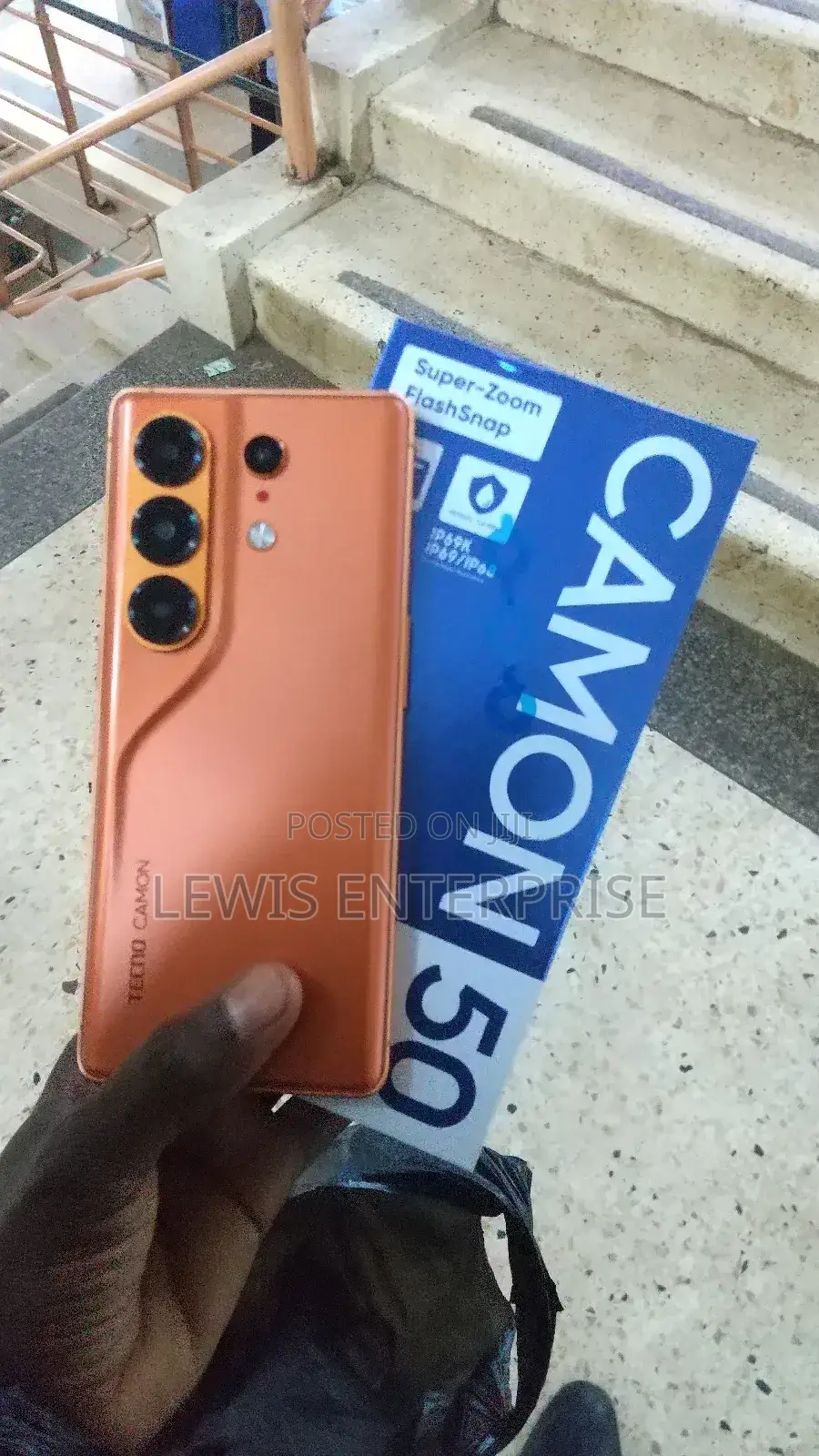 New Tecno Camon 50 256 GB Rose Gold