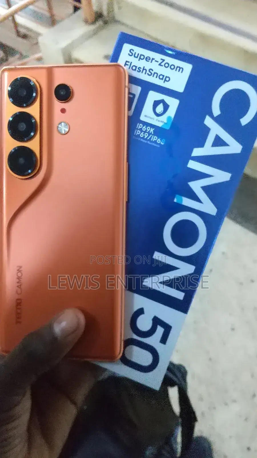 New Tecno Camon 50 256 GB Rose Gold