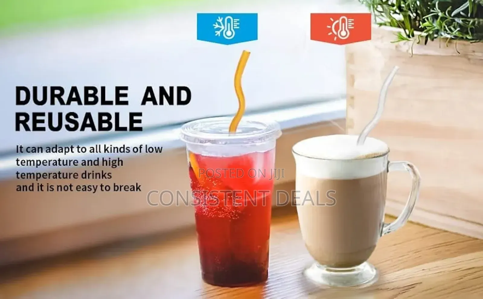 Reusable Glass Straws