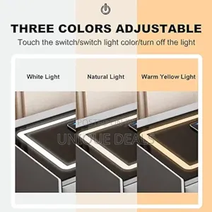 Adjustable Three Color Light for Wireless Charging Bedside Table