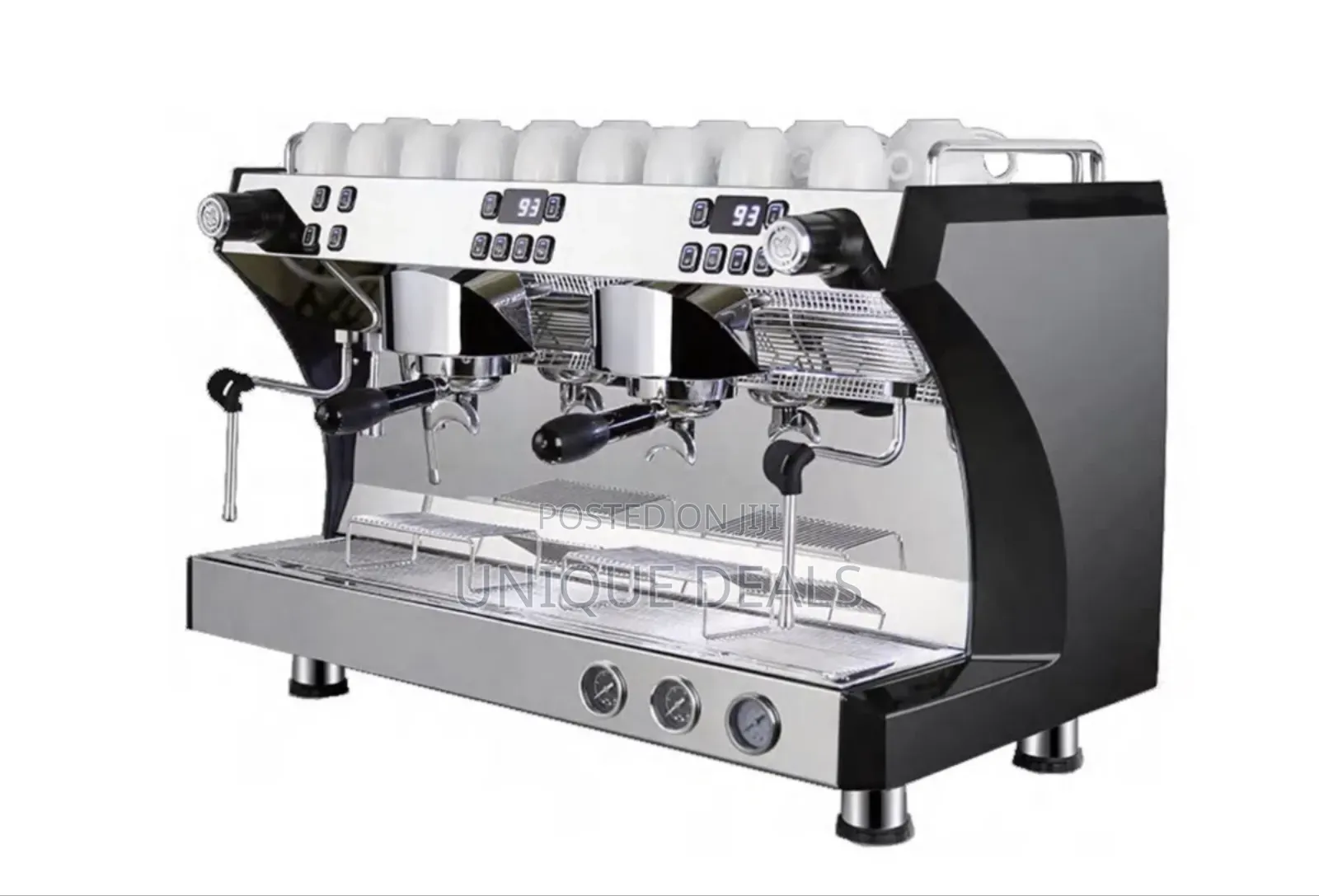 Commercial Semi Automatic Double Head Espresso Coffee Machine