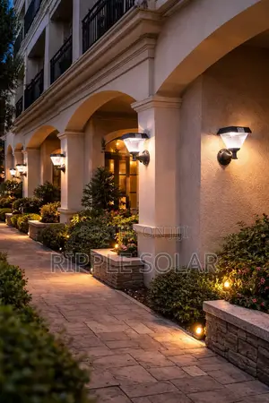 Solar Wall Lantern IP65 Motion Sensor Security Lamp