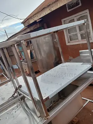 Stainless Steel Double Tray Woking Table
