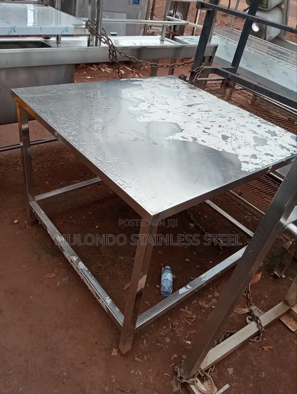 Single Tray Stainless Working Table