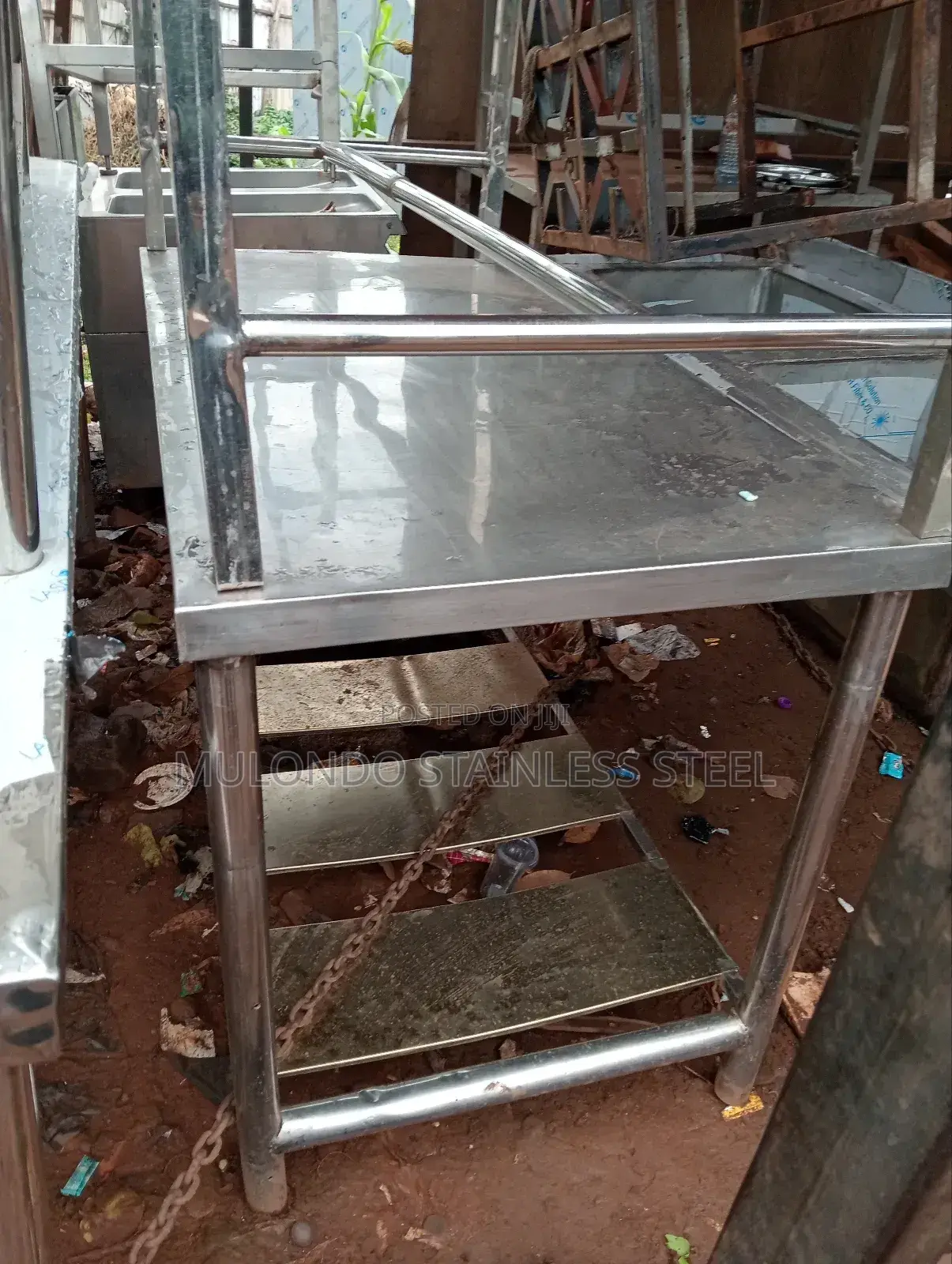 Stainless Steel Working Table Double