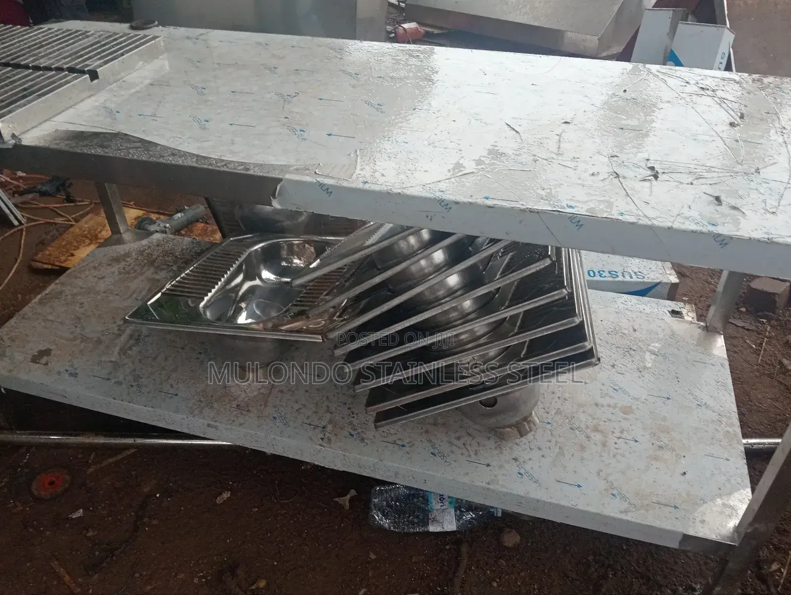 Commercial Stainless Steel Working Table 2_ Tray