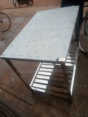 Double Tray Stainless Steel Working Table