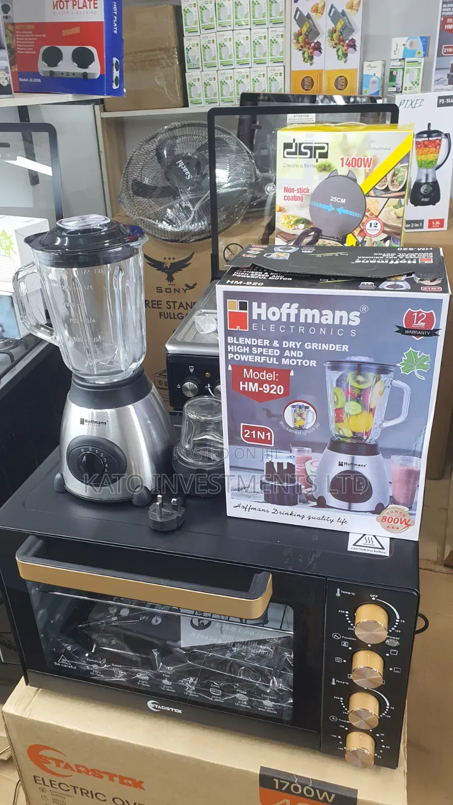 Electric Blender Ice Crushing 2 in 1 Hard Glass Blender