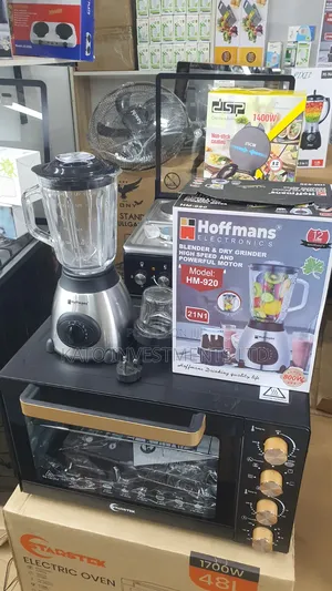 Electric Blender Ice Crushing 2 in 1 Hard Glass Blender