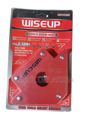 4" 50lbs Wiseup Magnetic Welding Holder for Positioning Metal Pieces