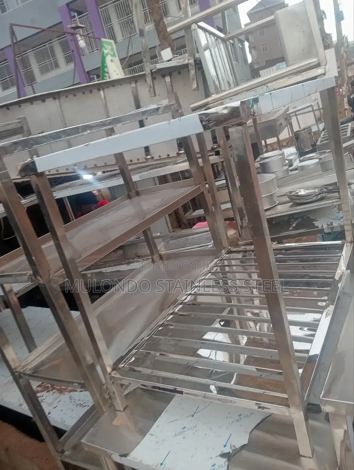 Two Steps Stainless Steel Working Table