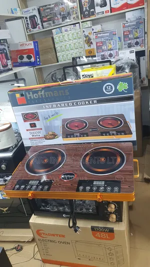 Infra Red Cooker Double Hoffmans Golden