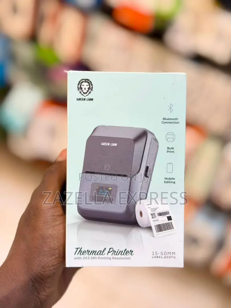 Green Lion Thermal Printer With 203 Dpi Printing Resolution
