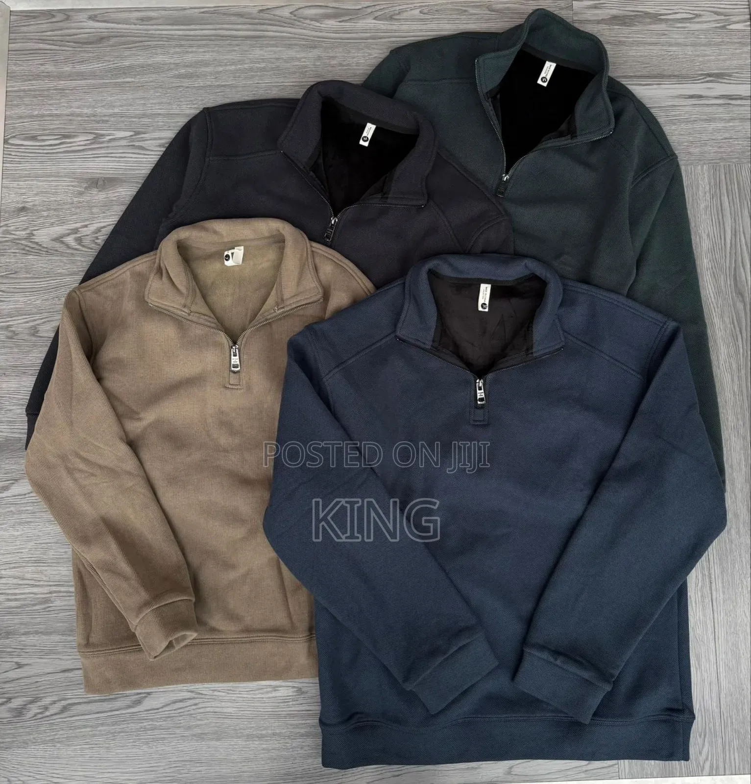 Men's, Women's Quarter-Zip Fleece Pullover Sweater