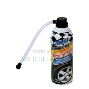 Abro Quick Fix Emergency Tire Inflator.