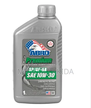 Abro Premium Synthetic Blend 10w-30 Motor Oil 1litre