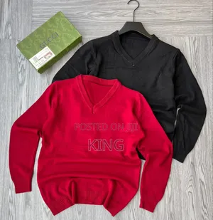 Classic Knit Look v-Neck Pullover Sweater
