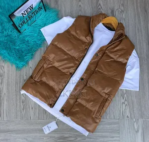 Warm Layering Piece Puffer Vest Jacket