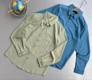Theory Men's Long Sleeve Colar Shirt.