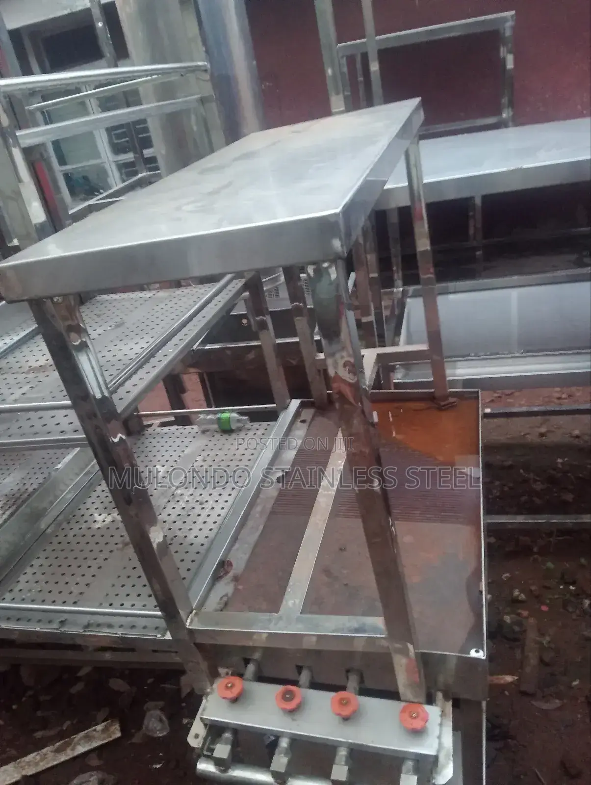 Stainless Steel Working Single Tray
