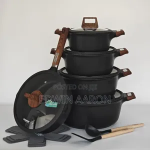Premium Granite Coated Cookware Set