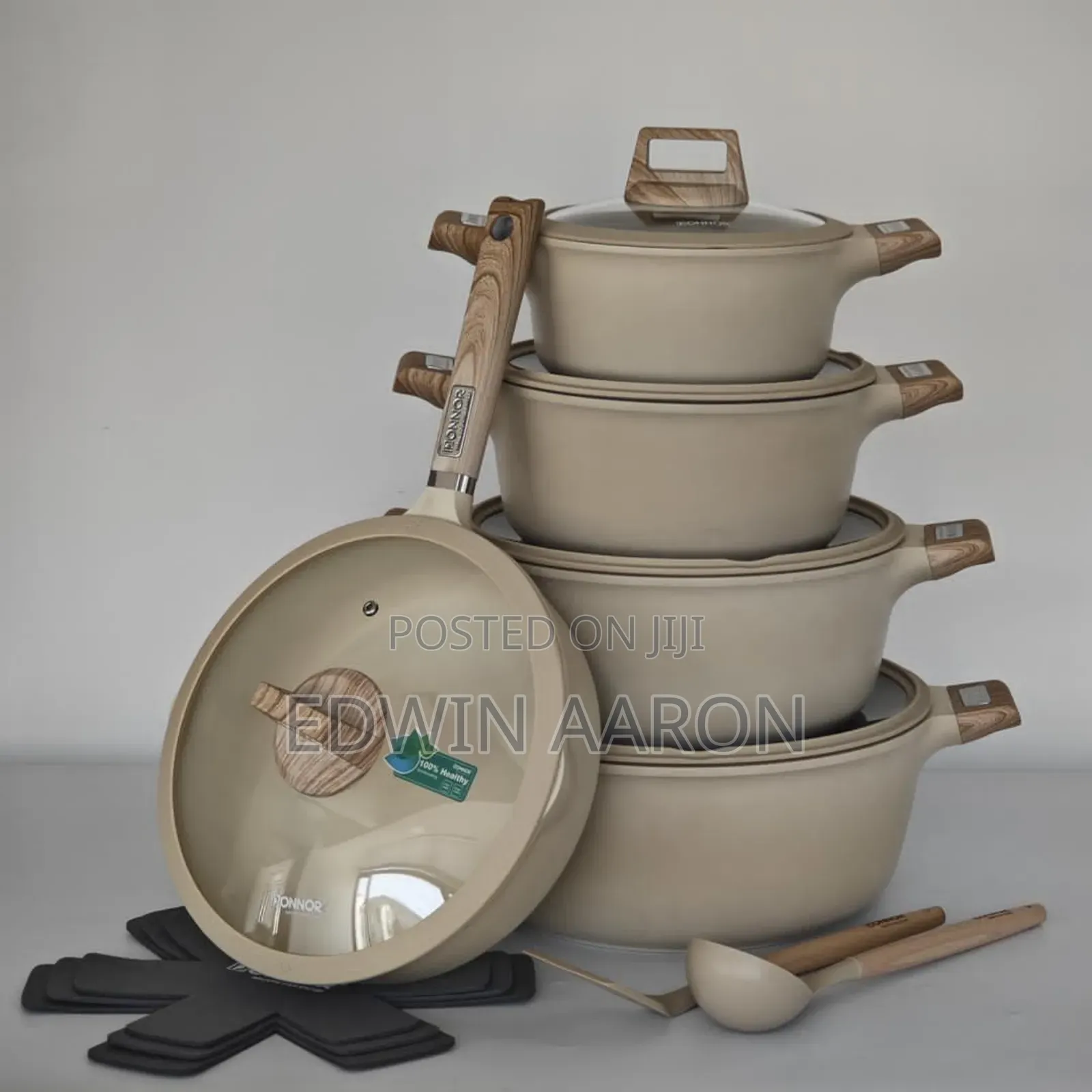 Premium Granite Coated Cookware Set