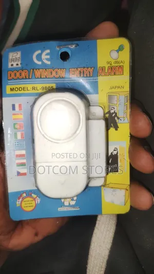 Compact, Battery-Powered Door and Window Entry Alarm, Model Rl-9805.