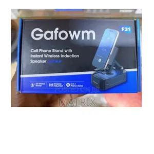 Gafown F31 Phone Stand With Speaker Induction