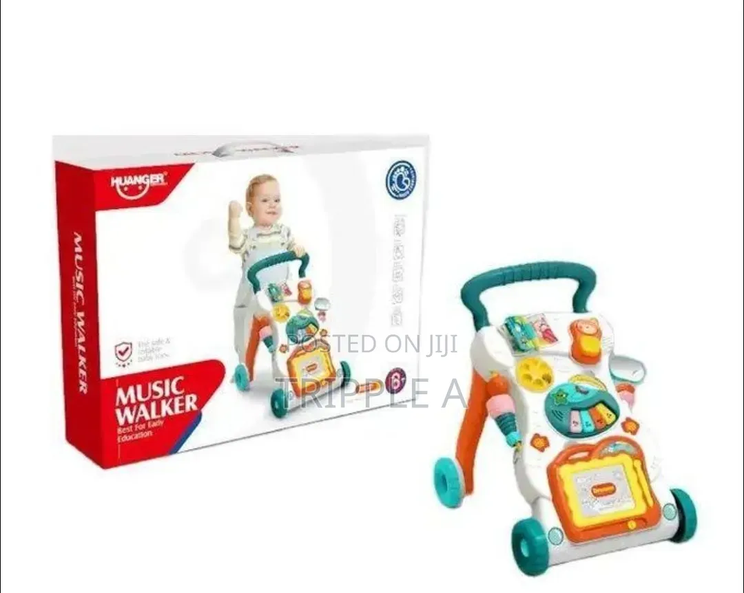 New Children Musical Push and Pull Walker Toy