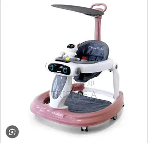3 in 1 Baby Walker With Canopy and Push Bar