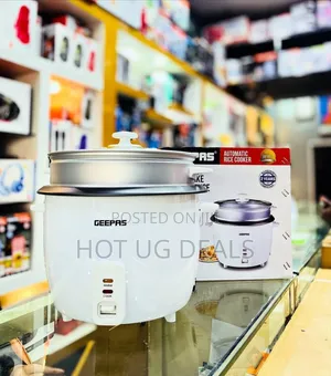 Geepas 3 in 1 Multifunction Electric Rice Cooker 1.5litre - White