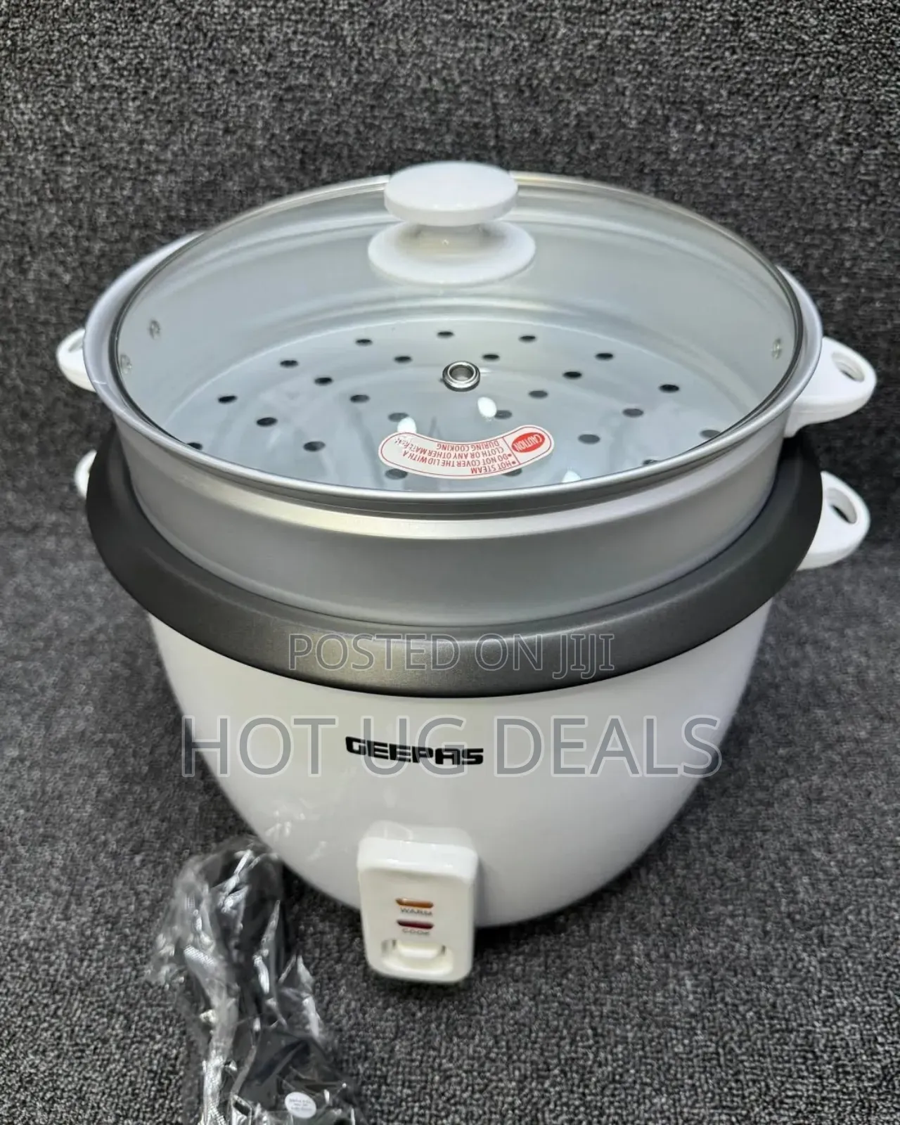 Geepas 2.8l Non Stick Automatic Rice Cooker Grc4328 - Silver