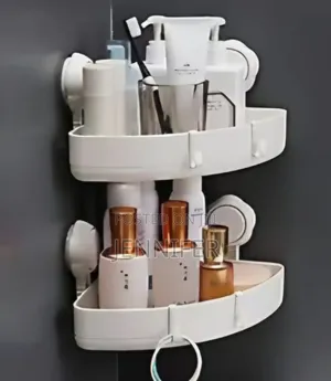 2pcs Suction Corner Storage Racks