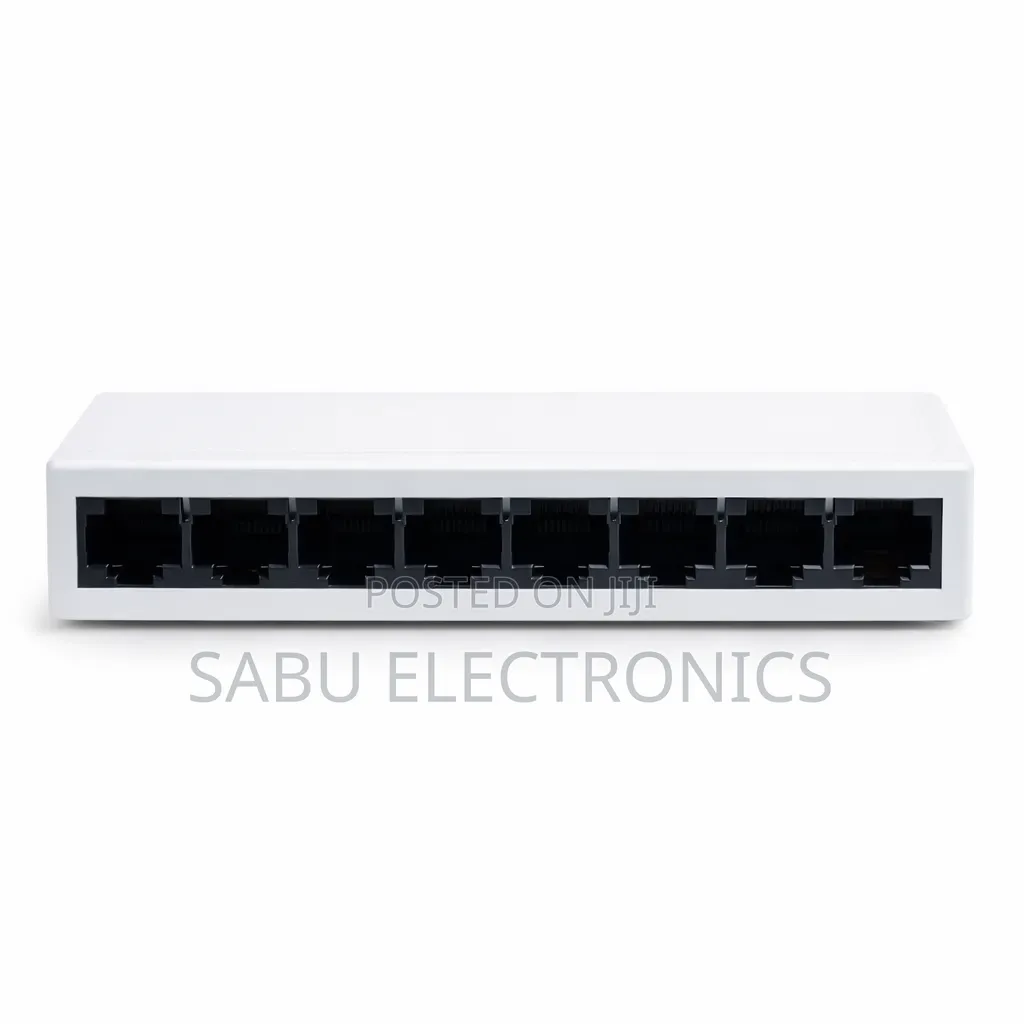 Kuwfi 8-Port Fast Ethernet Network Switch – High-Speed Lan Splitter
